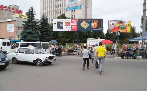 Billboard A in Ternopil st.Zivova / st. Metropolita Septickogo-levyj Photo 1