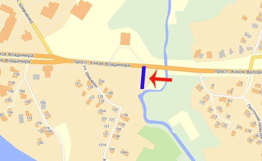 Билборд B в Белой Церкви  Вл.Великого/авторынок/Гризодубовой (В) (самолет) схема