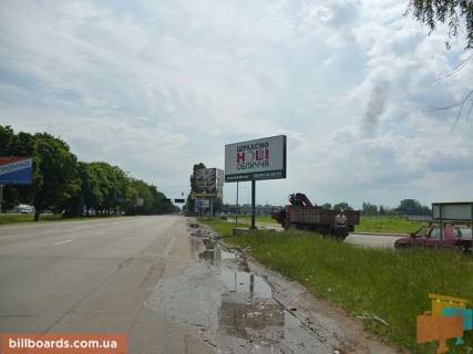 Billboard A in Kyiv, 6x3  m. Kiiv, st. Velika Kil'ceva, povorot na rinok "Stolicnij" Photo 1