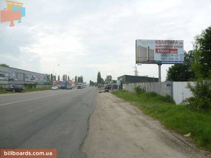 Билборд A в Боярке, 6x3  с. Святопетрівське, автодорога Вишневе-Боярка (північна) фото 1