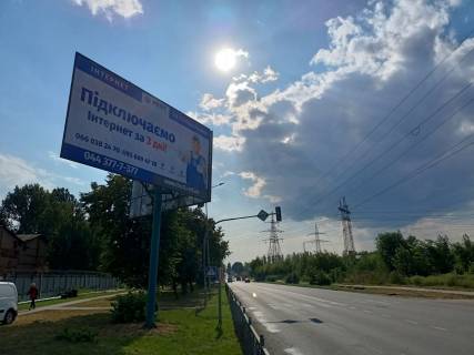 Билборд B в Вишневое, 6x3  м. Вишневе, вул. Київська, навпроти будівлі № 6 фото 1