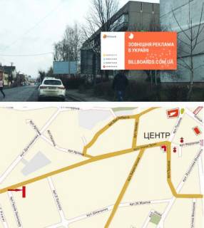 Билборд B в Мукачеве, 3х6  вул. І.Зріні фото 1