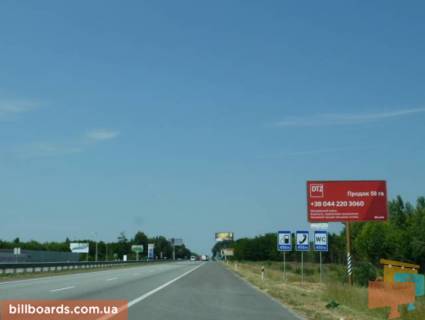 Билборд A в Киеве, 3х6  трасса Киев-Житомир_км 27+050_правый фото 1