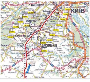 Билборд A в Киеве трасса Киев-Одесса_км 29+650_правый схема