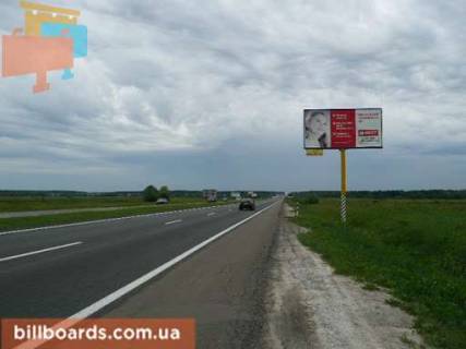Билборд A в Киеве, 3х6  трасса Киев-Чернигов_км 22+550_левый фото 1