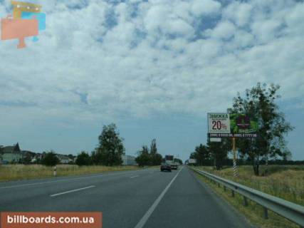 Билборд A в Киеве, 3х6  трасса Киев-Ковель-Ягодин_км 31+400_правый фото 1