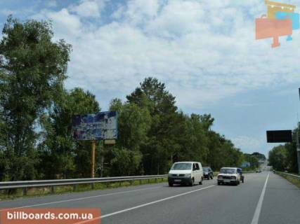 Билборд B в Киеве, 3х6  трасса Киев-Ковель-Ягодин_км 33+600_правый фото 1
