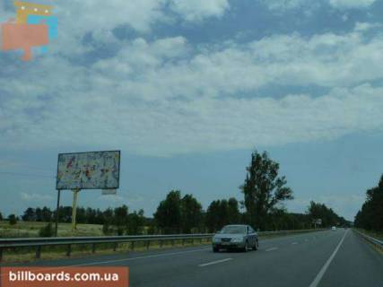 Билборд B в Киеве, 3х6  трасса Киев-Ковель-Ягодин_км 35+700_правый фото 1