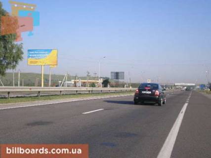 Билборд B в Киеве, 3х6  трасса Киев-Обухов-Знаменка_км 25+600_правый фото 1