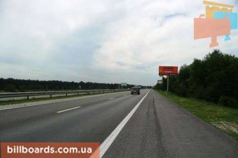Билборд A в Киеве, 3х6  трасса Киев-Обухов-Знаменка_км 29+900_правый фото 1
