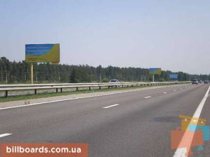 Білборд, Бігборд (Борд)  B у Києві, 3х6  траса Київ-Обухів-Знаменка_км 30 + 000_левий Фото 1