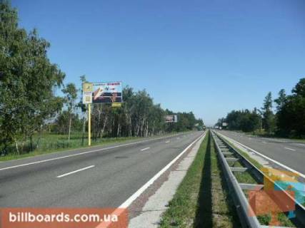Билборд B в Киеве, 3х6  трасса Киев-Обухов-Знаменка_км 32+000_правый фото 1