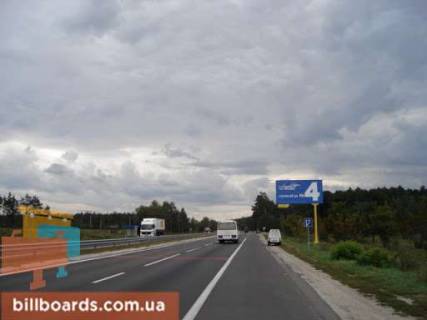 Билборд A в Киеве, 3х6  трасса Киев-Обухов-Знаменка_км 32+600_правый фото 1