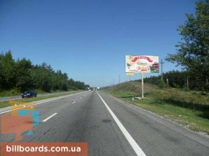 Билборд A в Киеве, 3х6  трасса Киев-Обухов-Знаменка_км 36+700_левый фото 1