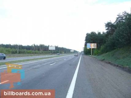 Билборд A в Киеве, 3х6  трасса Киев-Обухов-Знаменка_км 37+700_правый фото 1