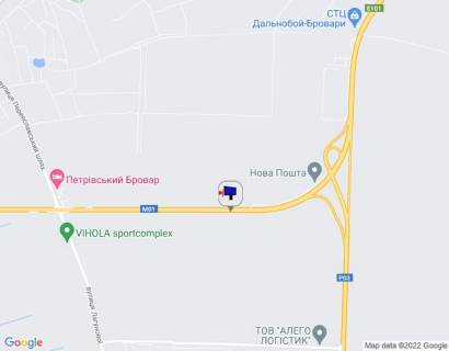 Билборд A в Бровары Траса М-01 "Київ-Чернігів-Нові Яриловичі", км 24+600 право, об'їзд м. Бровари, через 1.4км після перетину Переяславський шлях (кол. Осипова) та вул. Лагунової, ресторану "Петрівський Бровар" та АЗС ОККО, за 900м до повороту на трасу Р-03 (Північно-Східний схема