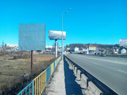 Билборд B в Буче траса Київ-Ковель (праворуч), в напрямку Києва, біля мосту через р. Ірпінь фото 1
