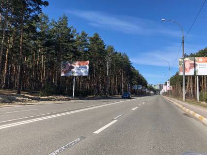 Билборд B в Ирпене вул. Університетська, перед кладовищем (200м) (в напрямку з Києва) фото 1