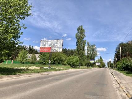 Билборд B в Ирпене вул. Чкалова (в напрямку Варшавської траси) фото 1