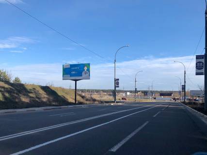 Билборд B в Ирпене вул. Університетська, перед кругом (в напрямку Києва) фото 1
