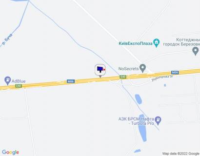 Білборд, Бігборд (Борд)  A у Березівці с. Березівка, траса М-06 "Київ-Чоп" (Житомир), км 39+800 право, через 50м після АЗС АМІК схема
