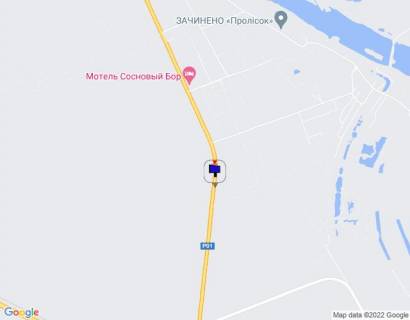 Билборд B в Козине Конча-Заспа, траса Р-01, км 34+250 ліво, через 450м піля повороту на с. Рудики схема