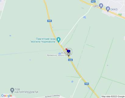 Билборд A на трассах Киевской области Черкаська траса, траса Н-08 "Бориспіль-Дніпро-Запоріжжя", км 5+700 право, навпроти АЗС "Sun Oil" схема