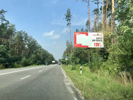 Билборд A в Бородянке автодорога Р-30, км 1 + 450 від вул. Генерала Наумова, в напрямку з Києва фото 1