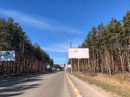 Билборд A в Ирпене вул. Університетська (в напрямку з Києва) фото 1