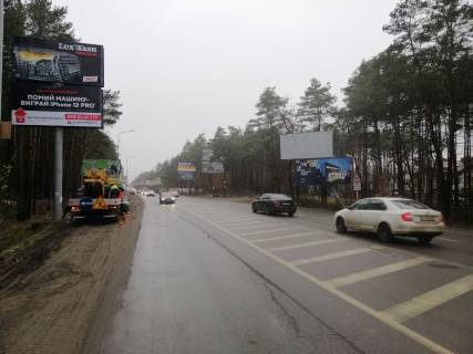 Билборд B в Киеве траса Київ-Ковель (ліворуч), в напрямку з Києва, на в'їзді в м. Буча фото 1