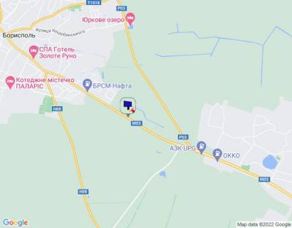 Білборд, Бігборд (Борд)  A на трасах Київської області Харківська траса, траса М-03 "Київ-Харків", км 42+800 ліво, за 1.3км до АЗС БРСМ-Нафта та Укрнафта схема