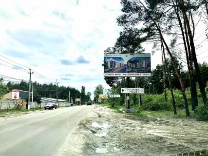 Билборд A в Ирпене вул. Чкалова (в'їзд в Ірпінь з Варшавської траси) фото 1
