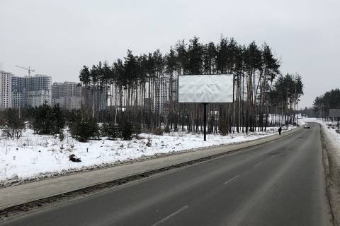 Билборд B в Ирпене район Стоянка, нова дорога, в напрямку Ірпеня фото 1