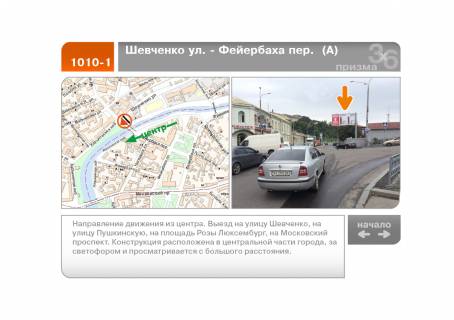 Призма A в Харькове Шевченко ул. - Фейербаха пер.  (А) - 89524 фото 1