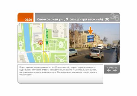 Billboard B in Kharkiv Klockivs'ka st., 3 (iz centru verhnij) (B) Photo 1