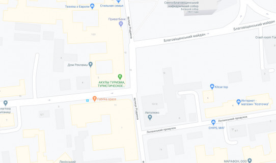 Билборд B в Харькове Пискуновский пров. (з центру) (Б) схема