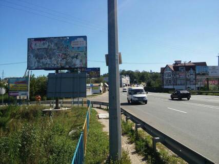 Билборд B в Гостомеле, 6*3  траса Київ-Ковель (праворуч), в напрямку Києва, перед поворотом в пров. Річний фото 1