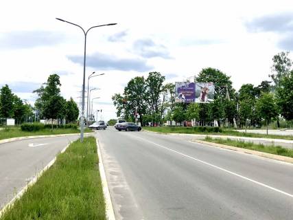 Билборд A в Буче, 6*3  вул. Депутатська, виїзд на трасу Київ-Ковель, навпроти Варшавского ринку фото 1