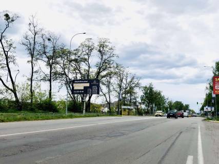 Билборд B в Буче, 6*3  вул. Нове шосе , в напрямку з Києва, поруч з Епіцентром на зупинці фото 1