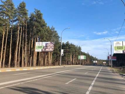 Billboard B in Irpin, 6*3  st. Universitets'ka (v napramku Kieva) Photo 1