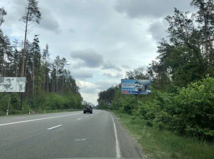 Білборд, Бігборд (Борд)  A у Бучі, 6*3  автодорога Р-30, км 1 + 450 від вул. Генерала Наумова, в напрямку Києва Фото 1