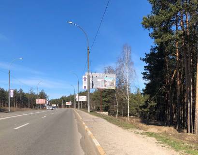 Билборд A в Ирпене, 6*3  вул. Університетська (в напрямку з Києва) фото 1