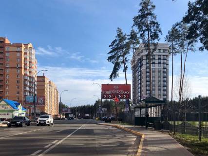 Billboard A in Irpin, 6*3  st. Universitets'ka, bila parku Central'nij (v napramku Kieva) Photo 1