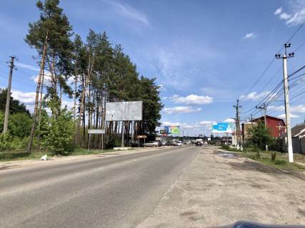 Билборд B в Ирпене, 6*3  вул. Чкалова (в напрямку Варшавської траси) фото 1