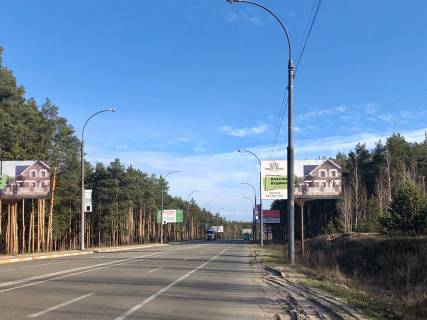 Billboard A in Irpin, 6*3  st. Universitets'ka (v napramku Kieva) Photo 1