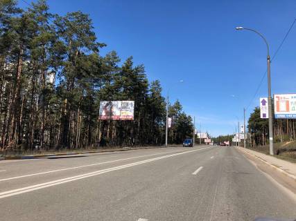 Билборд B в Ирпене, 6*3  вул. Університетська (в напрямку з Києва) фото 1