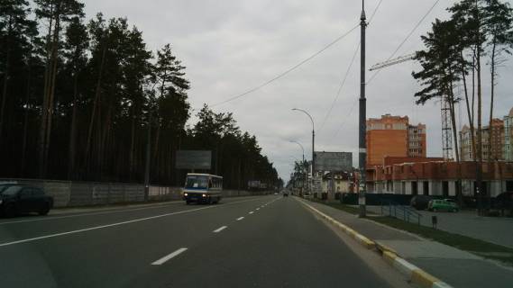 Билборд A в Ирпене, 6*3  вул. Університетська, біля фітнес клубу «Стимул» (в напрямку з Києва) фото 1