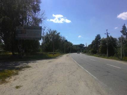 Билборд B в Ворзеле, 6*3  вул. Київська, в'їзд в Ворзель зі сторони Варшавської траси фото 2