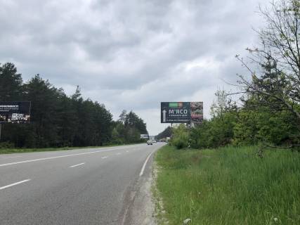 Білборд, Бігборд (Борд)  A у Бучі, 6*3  автодорога Р-30, км 3+700 від вул.Генерала Наумова, в напрямку з Києва Фото 1