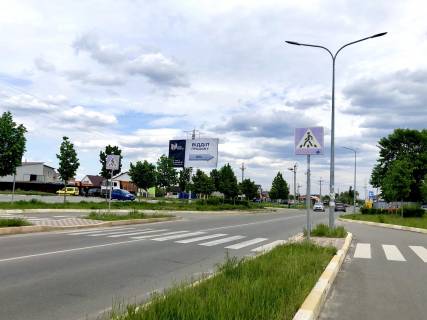 Билборд B в Буче, 6*3  вул. Депутатська, заїзд з траси Київ-Ковель, навпроти Варшавского ринку фото 1